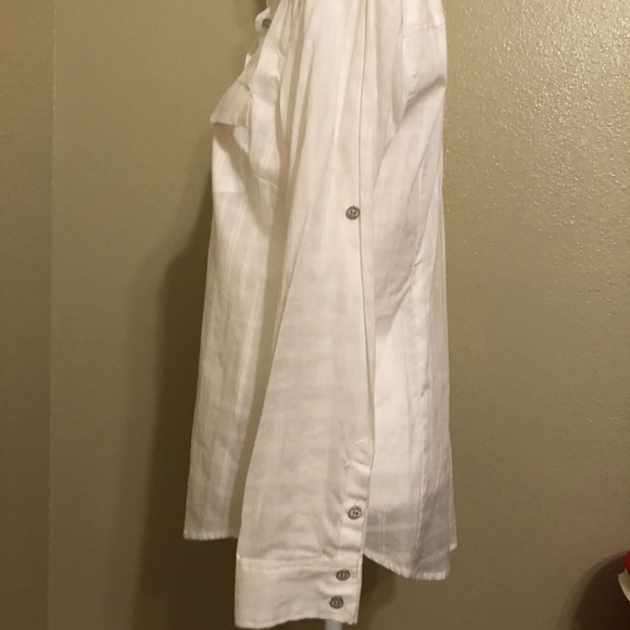 Nautica White Button Down Shirt - Picture 4 of 16